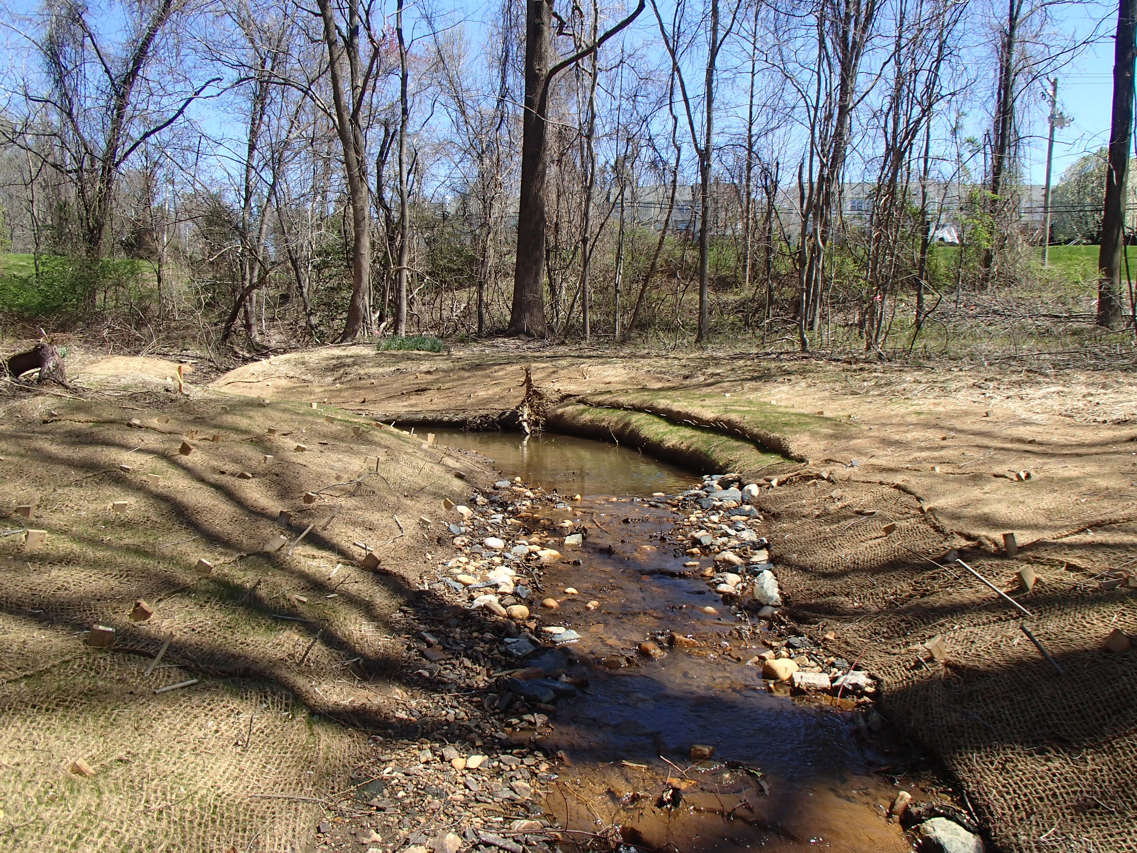 Field photo showing stream conditions at site ATKI_003_X_2016_Midpoint upstream